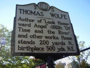 Thomas Wolfe - P-17 - North Carolina Historical Markers on Waymarking