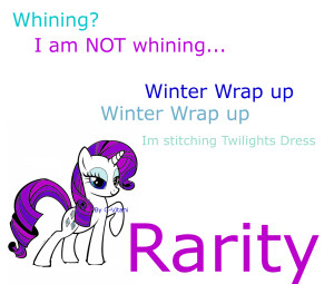 Rarity Quotes and drawing by G-Vitani by G-Vitani