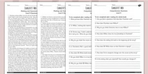 Charlotte's Web Levelled Comprehension Questions - Aesop's fables