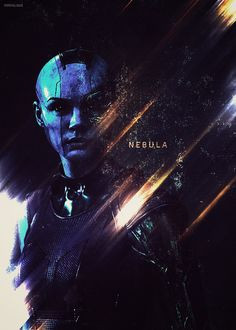 Karen Gillan as Nebula. Guardians of the Galaxy. nebula gotg, galaxi