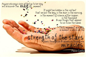 ... attention to her day will discover the magic moment.....