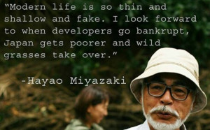 21 QUOTES FROM HAYAO MIYAZAKI !