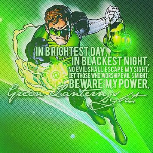 Green Lantern #Inspirational #Quotes
