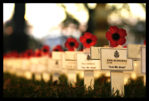 Anzac Day Tribute Quotes With Flowers