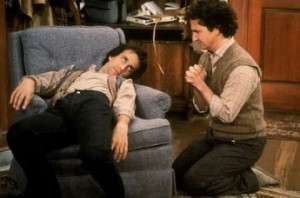 Balki with his cousin, Larry Appleton - PERFECT STRANGERS