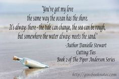 Quote from Author Danielle Stewart's Book Cutting Ties Book 2 of The ...