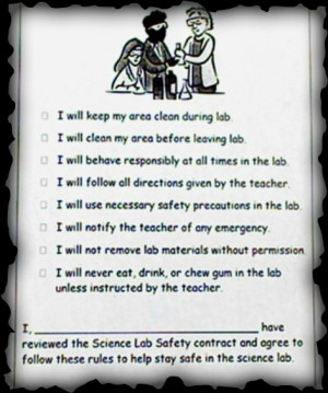 Safety is the highest concern in our Science Lab.