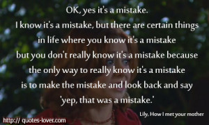 Mistake. I Know’s A Mistake, But There Are Certain Things In Life ...