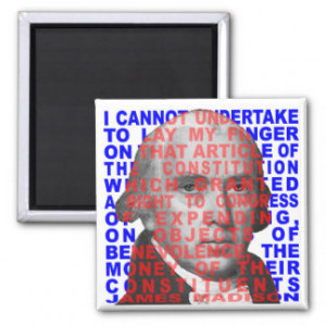 james madison quote magnet $ 4 10