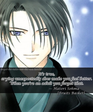 Fruits Basket those are wise and true words well done creator of ...