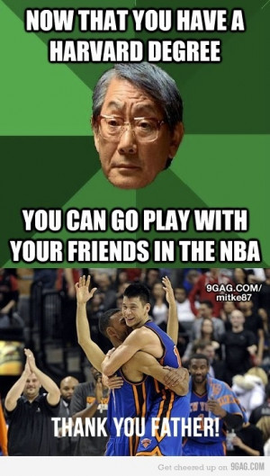 What are all the Asian dad memes about Jeremy Lin?