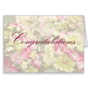 Congratulations of your Wedding Day Card-quote