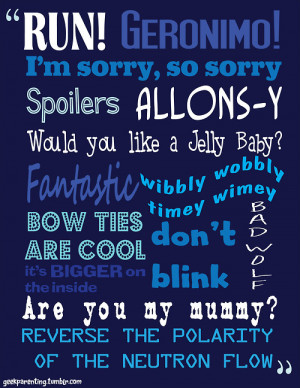 Doctor Who quotes your geek child must know!