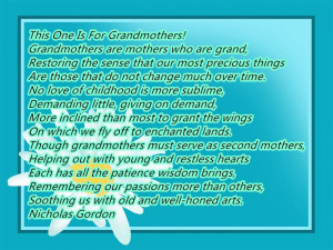Meaning Happy Mother’s Day Poems For Grandmas From Granddaughters