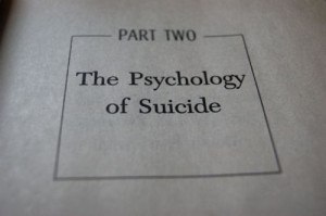 death Black and White text suicide book dark morbid dead psychology