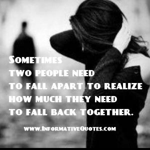 Sometimes you need to fall in someone arms to realize that’s where ...
