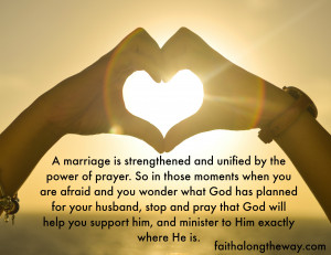 Ministering to Your Husband Quote Faith Along the Way