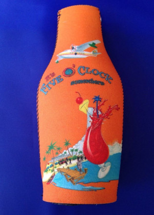 Key West Margaritaville Bottle Koozie Insulator Jimmy Buffett Zipper ...