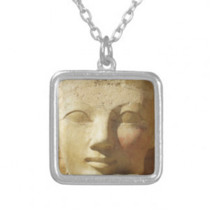 Hatshepsut Woman Egyptian pharaoh image Personalized Necklace