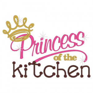 Sayings (3797) Princess Of The Kitchen 5x7
