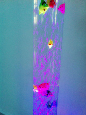 2Meter largeColour Changing LED Sensory Mood bubble fish lamp