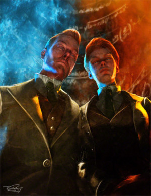 The Lutece Twins - Bioshock Infinite by =archangelgabriel