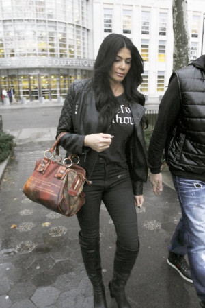 Alicia DiMichele Garofalo left Brooklyn Federal Court Friday after her ...