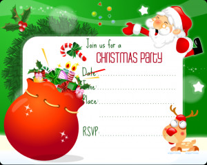 Christmas Party Invitations Templates Free Printables quotes