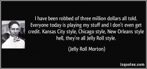 have been robbed of three million dollars all told. Everyone today ...