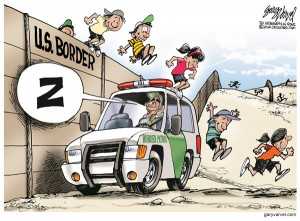 Border Patrol © Gary Varvel,The Indianapolis Star News,border,patrol ...