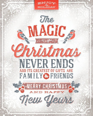 ... Urlaub Beschriftung auf einem Winter Schnee Hintergrund, Stock-Vektor