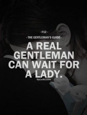 The gentleman's code