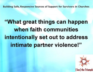 These Churches are Taking on Intimate Partner Violence! #seethetriumph