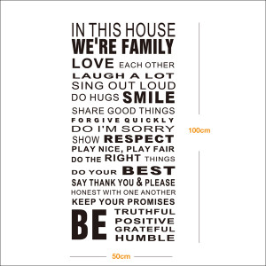 quote wall quotes family rules this family rules list vinyl