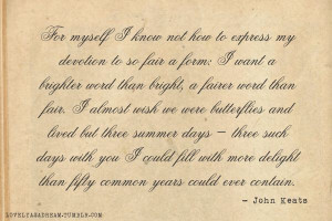 love #poem #quote #John Keats
