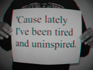 black and white, lyrics, my american heart, song, tired and uninspired