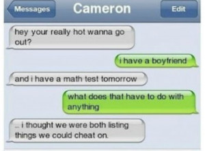 funny #cameron #texting #follow #cheating #math #boyfriend #like
