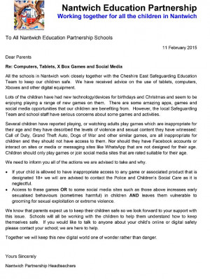 The letter was sent by a group of primary and secondary schools ...
