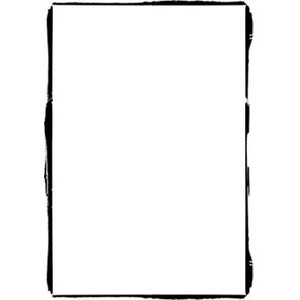 Black Square with White Outline