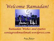 Welcome Ramadan-Ramadan Wishes and Quotes