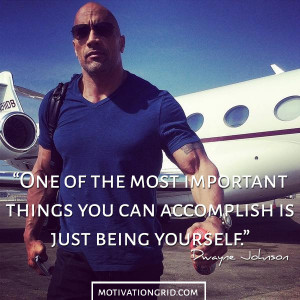 ... Hard work never stops. Neither should your dreams. – Dwayne Johnson