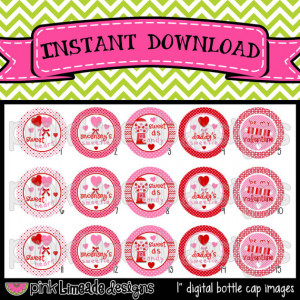 Valentine Candy - cute sayings and sweet candy - INSTANT DOWNLOAD 1 ...