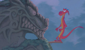 Eddie Murphy voices Mushu the dragon in 