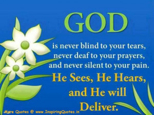 Inspirational Quotes on God and Faith Motivational Thoughts about God ...