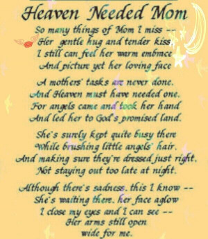 Mother Birthday in Heaven Quotes