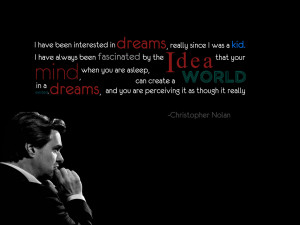 Christopher Nolan Quote Wallpaper