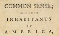 Thomas Paine (1737-1809) Common Sense: Addresses to the Inhabitants of ...
