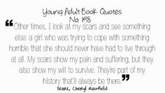 is one of the quotes I've seen posted most often from SCARS. I love ...