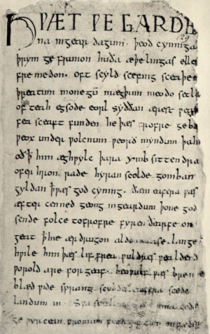 An example of Old English text can be seen in the Start of Anglo-Saxon ...