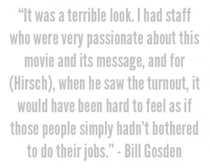 So Bully is usually seen by large crowds, and Hirsch, NZIFF director ...